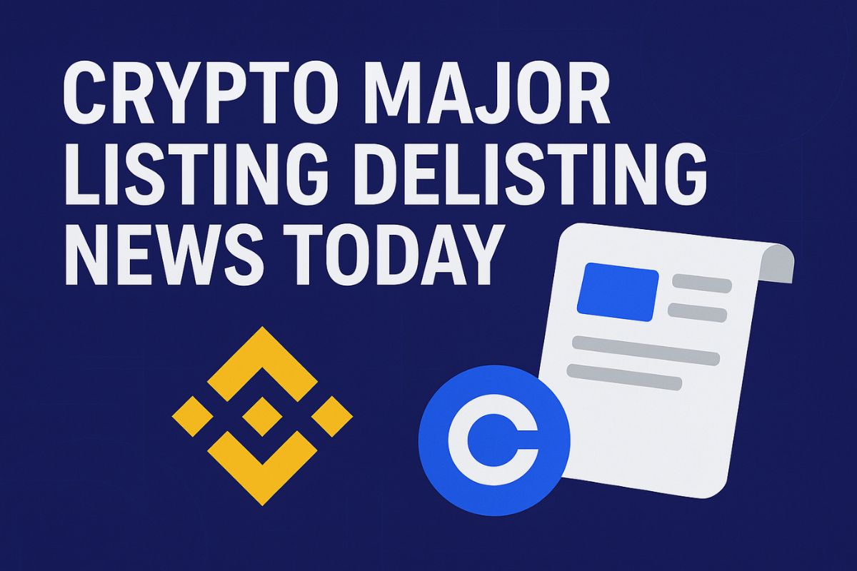 Crypto Major Listing Delisting News Today